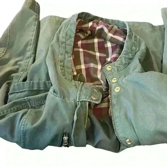 TOPSHOP PETITE Army Green Fisherman Parka Size 4 - Picture 7 of 7